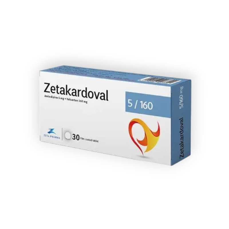 ZETAKARDOVAL  5   160 MG 30 TAB