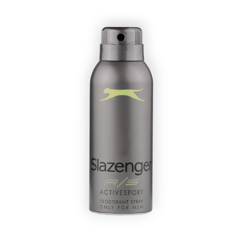 SLAZENGER DEODRANT SPRAY A/S GOLD GREY 150ML FOR MEN