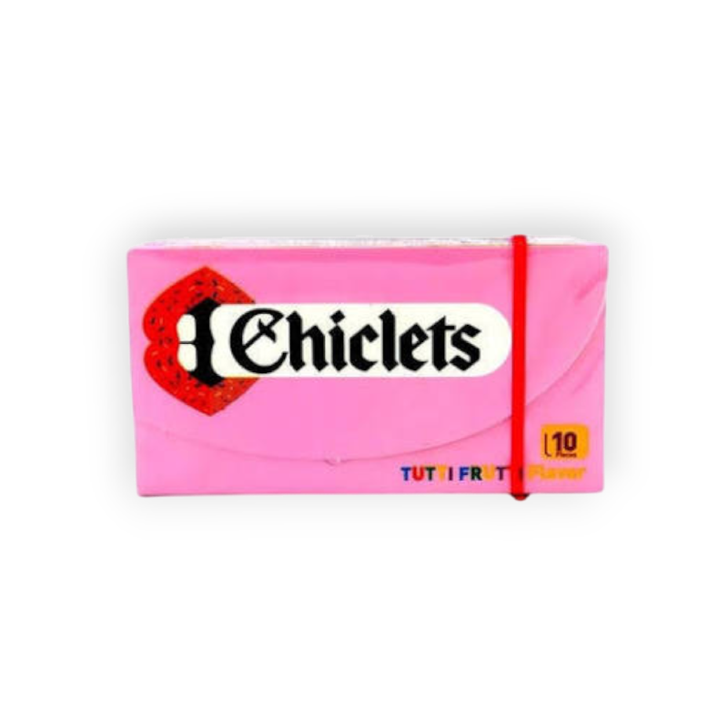 CHICLETS TUTTI FRUTTI 10 PIECES بمبي