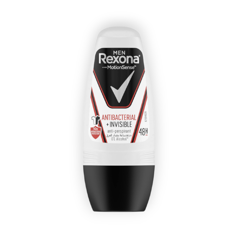 REXONA ROLLON (ANTIBACTERIAL&INVI) 50ML FOR MEN
