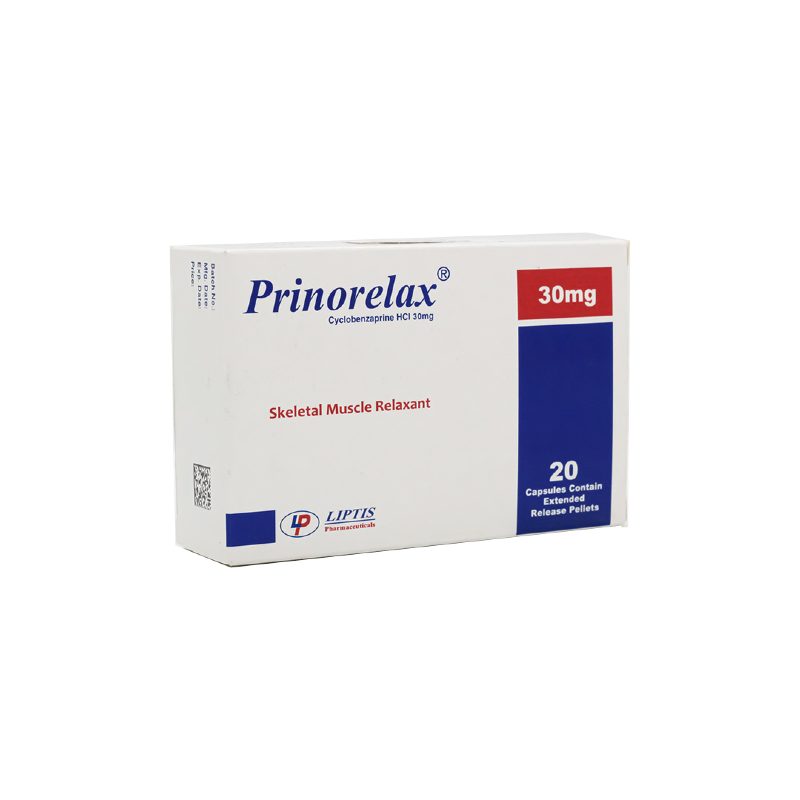 PRINORELAX 30 MG 10 CAPSULES