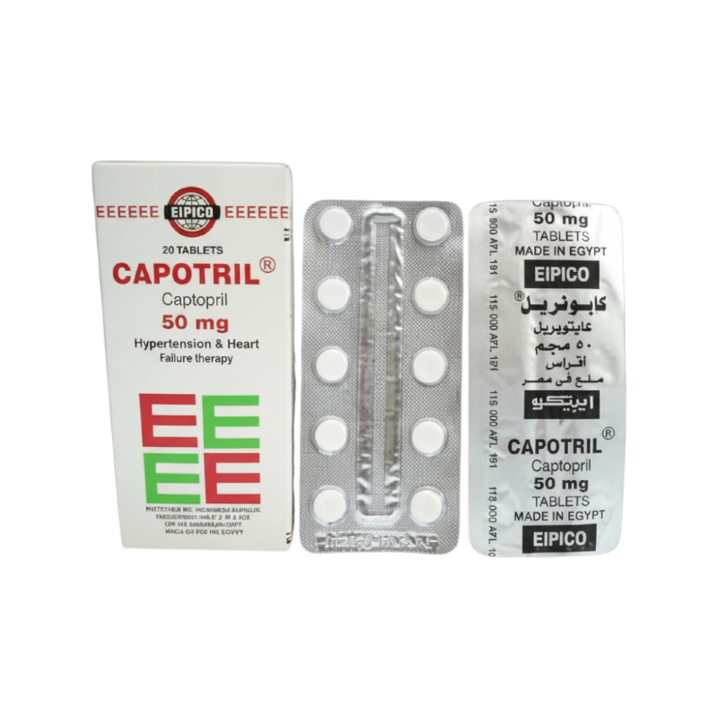 CAPOTRIL 50 MG 20 TABLET