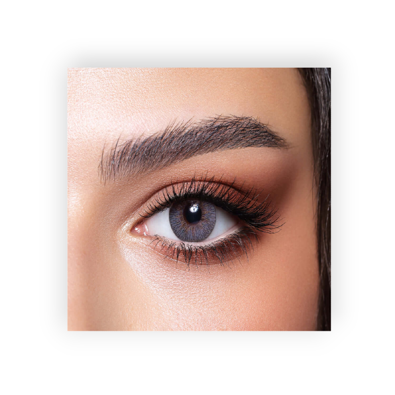 BELLA  ELITE COLOR LENSES (SILKY GRAY) MONTHY