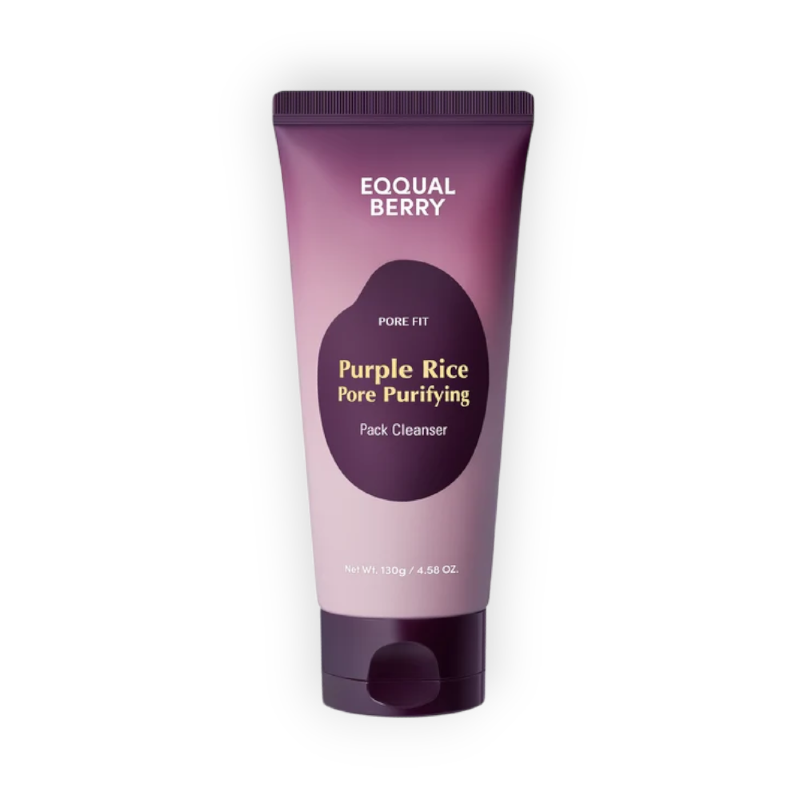 EQQUAL BERRY PURPLE RICE PORE PURIFYING CLEANSER 130G