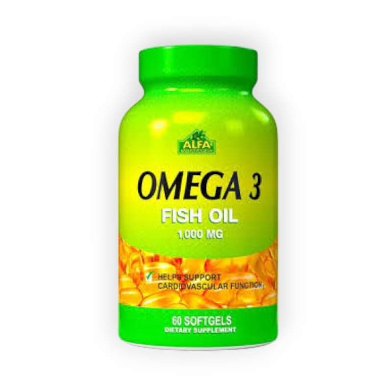 OMEGA 3 FISH OIL 1000 MG 60 CAP ALFA