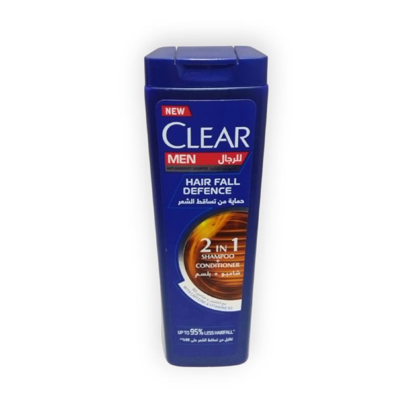 CLEAR SHAMPOO HAIR FALL DEFEN 2IN1 F W 360ML خصم