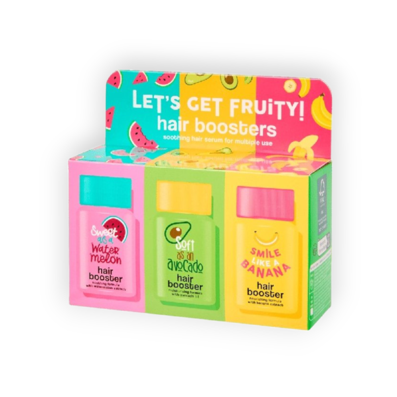 LETS GET FRUITY HAIR BOOSTER WATERMELON,AVOCADO,BANANA 3X60ML