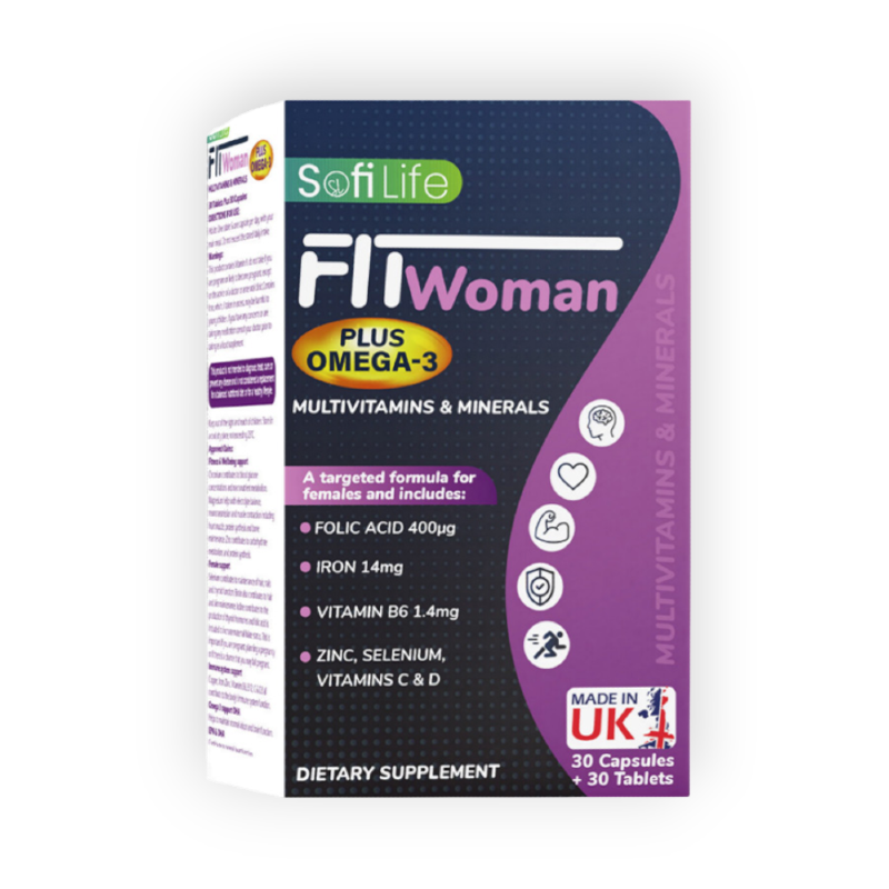 SOFILIFE FIT WOMAN PLUS OMEGA 3 30+30 CAP