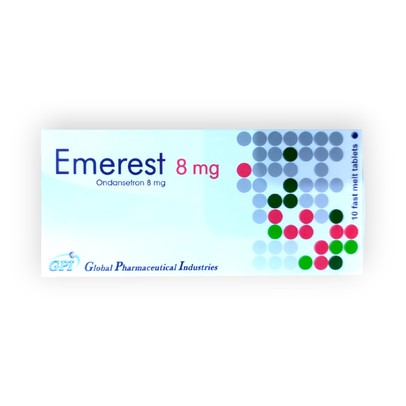 EMEREST 8 MG 10 TAB