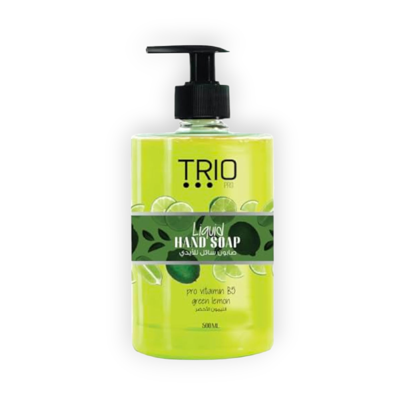 TRIO PRO LIQUID HAND SOAP GREEN LEMON 500ML
