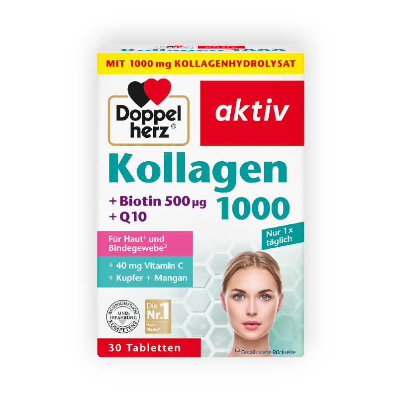 COLLAGEN 1000 AKTIV 30 TAB (DOPPEL HERZ)