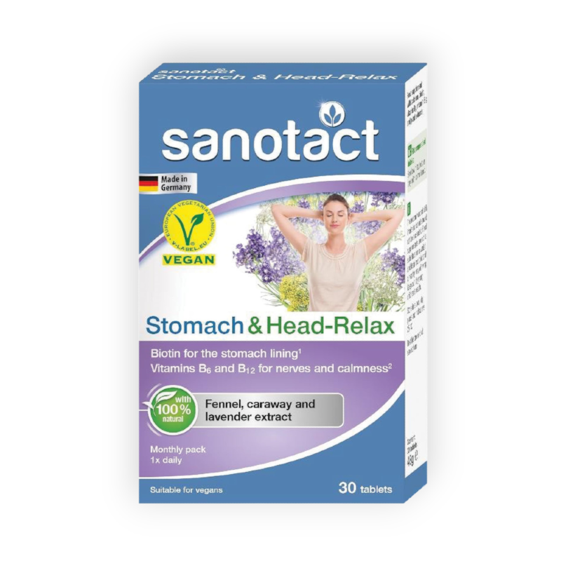 SANOTACT STOMACH HEAD RELAX 30 TAB