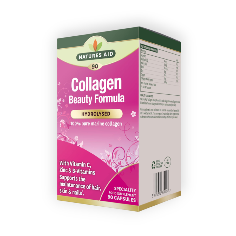 COLLAGEN BEAUTY FORMULA 90CAP (NATURES AID)
