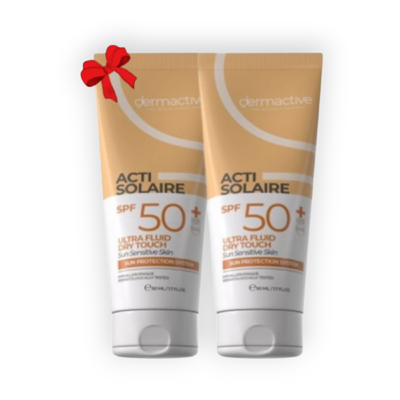 DERMACTIVE ACTI SOLAIRE SPF50+ ULTRA FLUID 50ML (1+1)