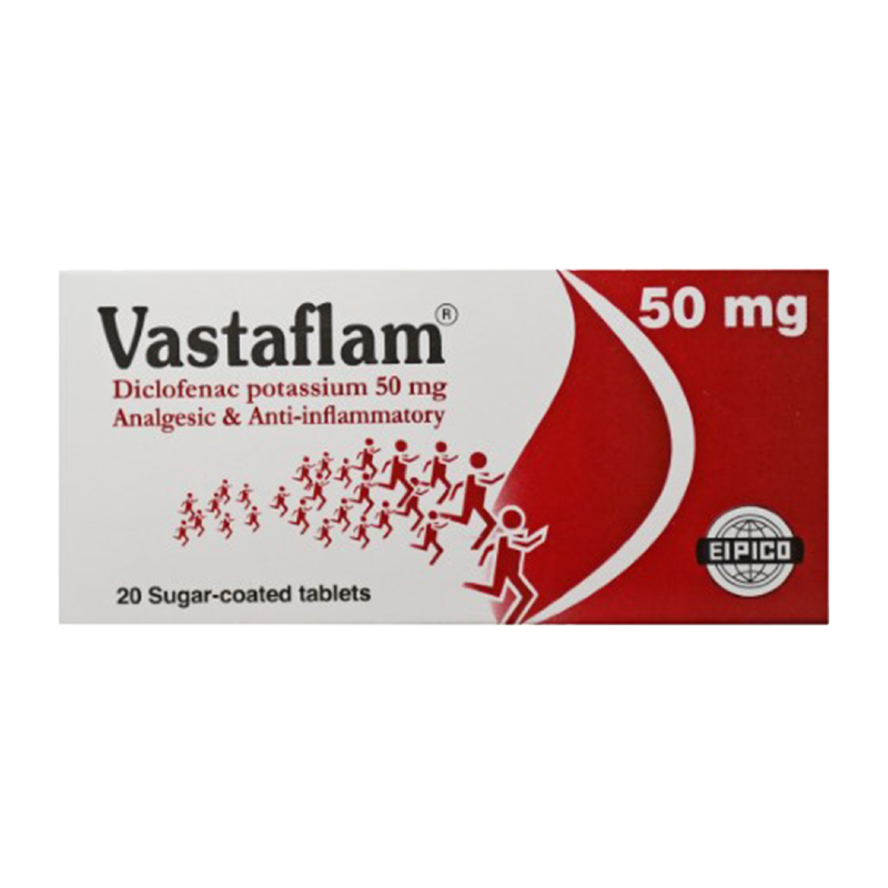 VASTAFLAM 50 MG 20 TABLET
