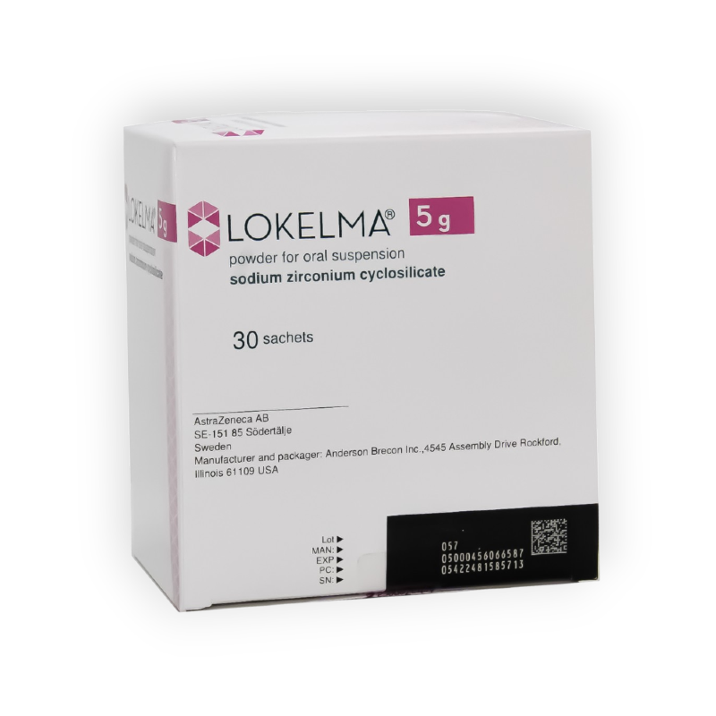LOKELMA 5MG POWDER  30SACHEST