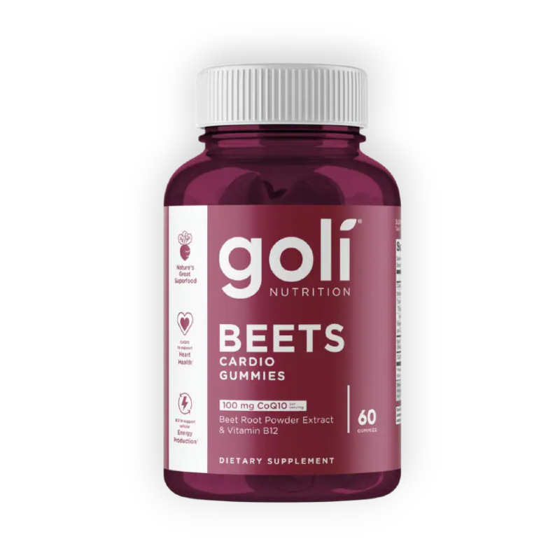 BEETS CARDIO GUMMIES CQ10 MG 60 CAP (GOLI)