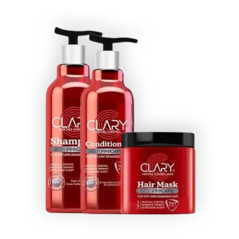 CLARY HAIR SHAMPOO&CONDITIONER&MASK 300 ML
