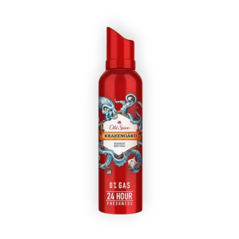 OLD SPICE BODY SPRAY (KRAKENGARD) 115G