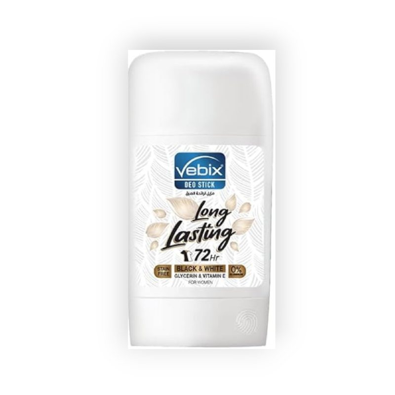 VEBIX DEO STICK LONG LASTING (BLACK&WHITE) F/W 50ML