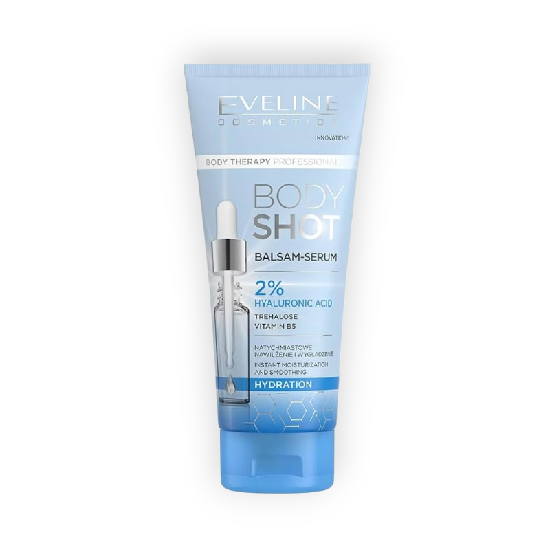 EVELINE BODY SHOT BALSAM SERUM HYALURONIC ACID 2% 200ML