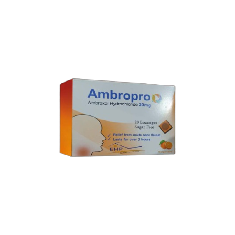 AMBROPRO 20 LOZENGES ORANGE  2 شريط