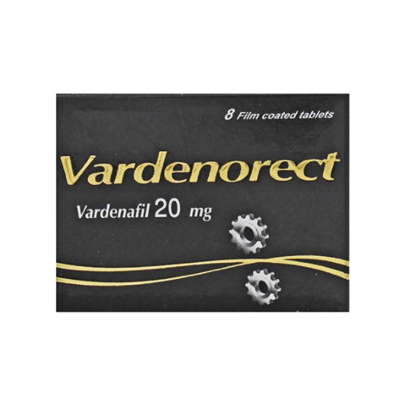 VARDENORECT 20 MG 8 TAB