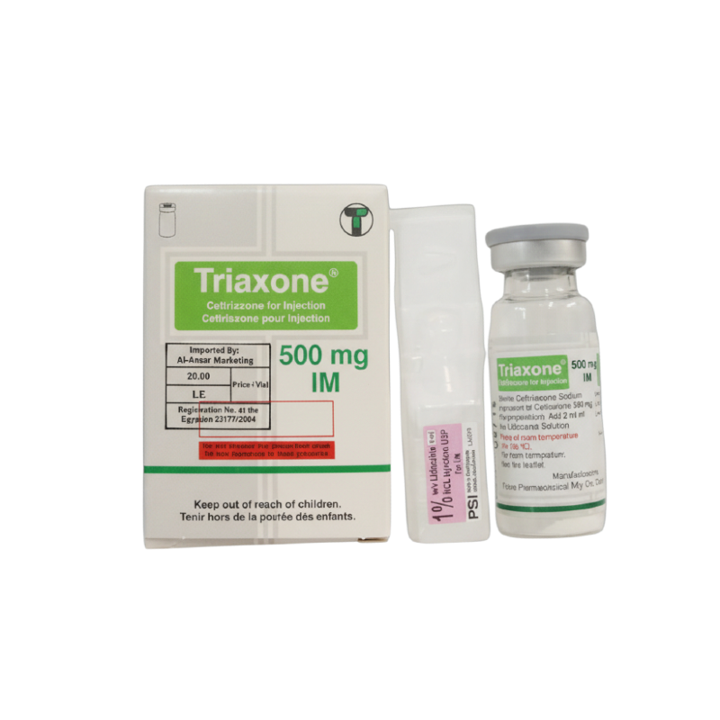 TRIAXONE 0.5 GM I.M 1 VIAL