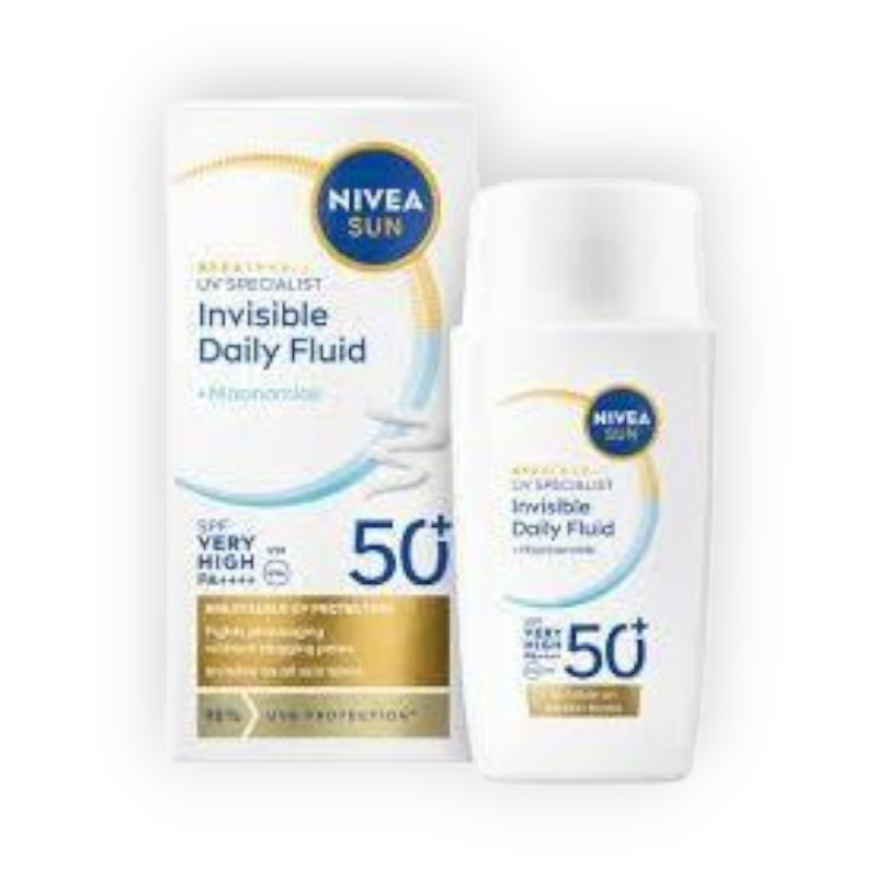 NIVEA SUN INVISIBLE DAILY FLUID SPF+50 40ML