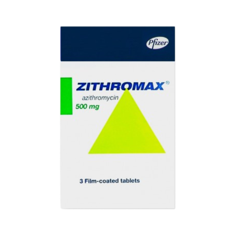 ZITHROMAX 500 MG 3 CAP