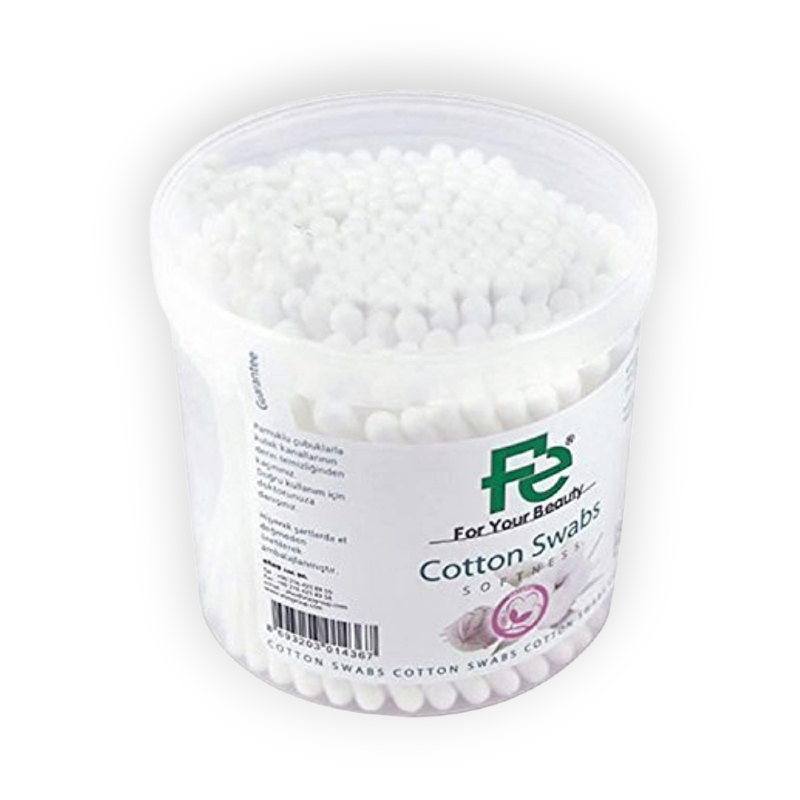 FE COTTON SWABS (200 PCS) مدور