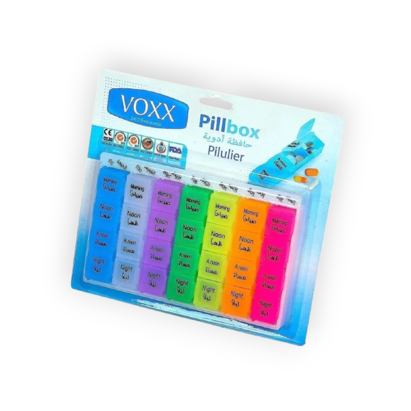 VOXX حافظة ادوية اسبوعية