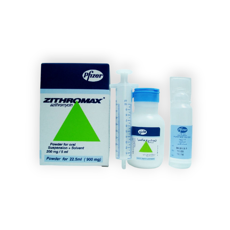 ZITHROMAX 900 MG SUSPENSION 22.5 ML
