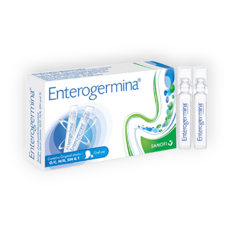ENTEROGERMINA 2BILLION   5ML 10MINI BOLLE 10 AMP س ج