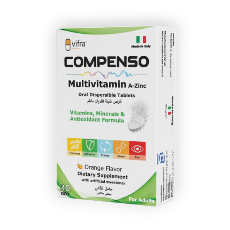 COMPENSO MULTIVITAMIN A- ZINC 30 ODT PACKS OFFER