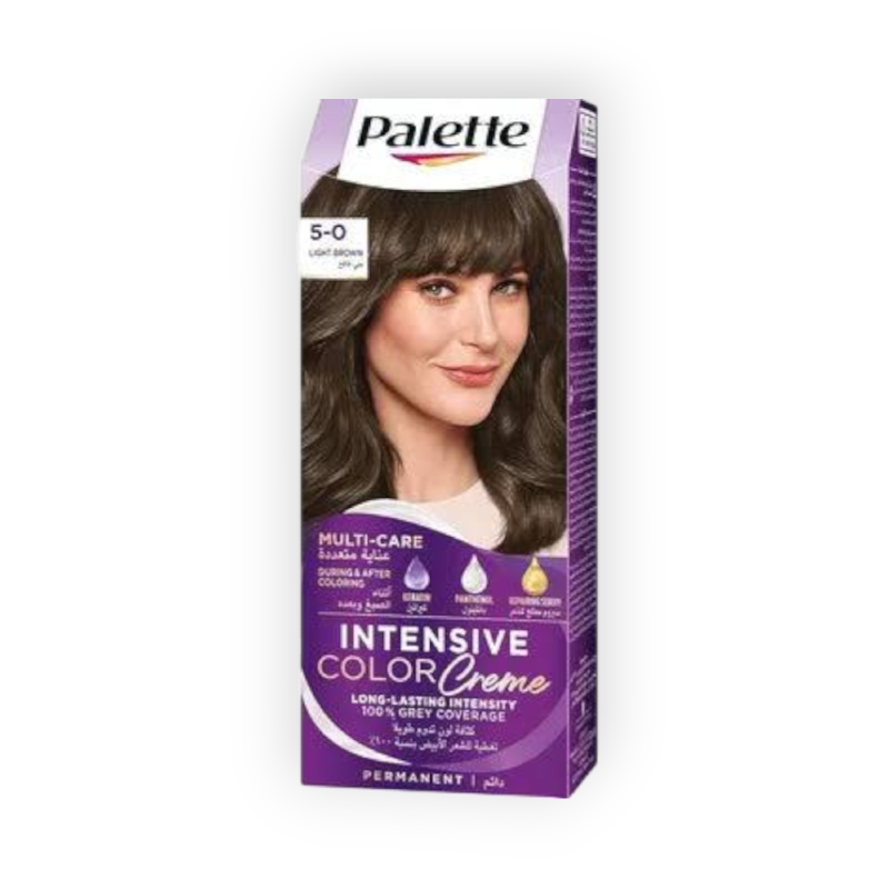 PALETTE SEMI KIT HAIR COLOUR 5-0 LIGHT BROWN OFF
