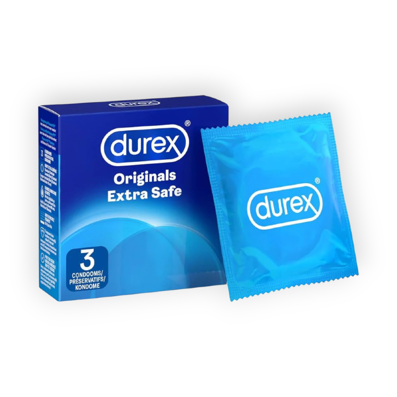 DUREX CONDOMS EXTRA SAFE 3PCS 1+1