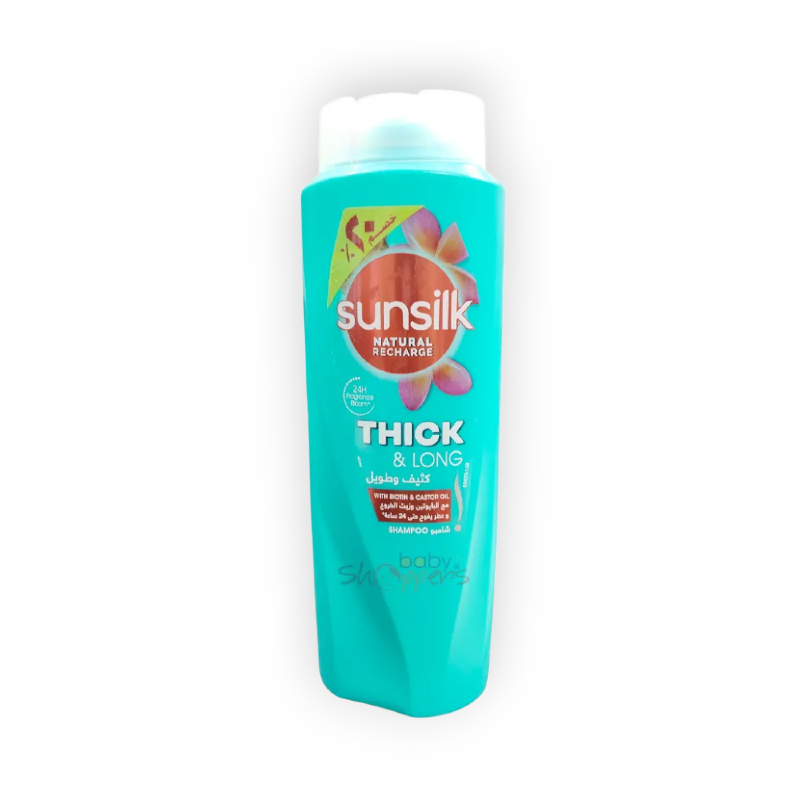 SUNSILK SHAMPOO THICK&LONG 600ML خصم