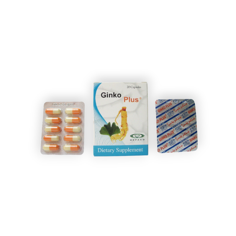 GINKO PLUS 50 MG 20 CAPSULES