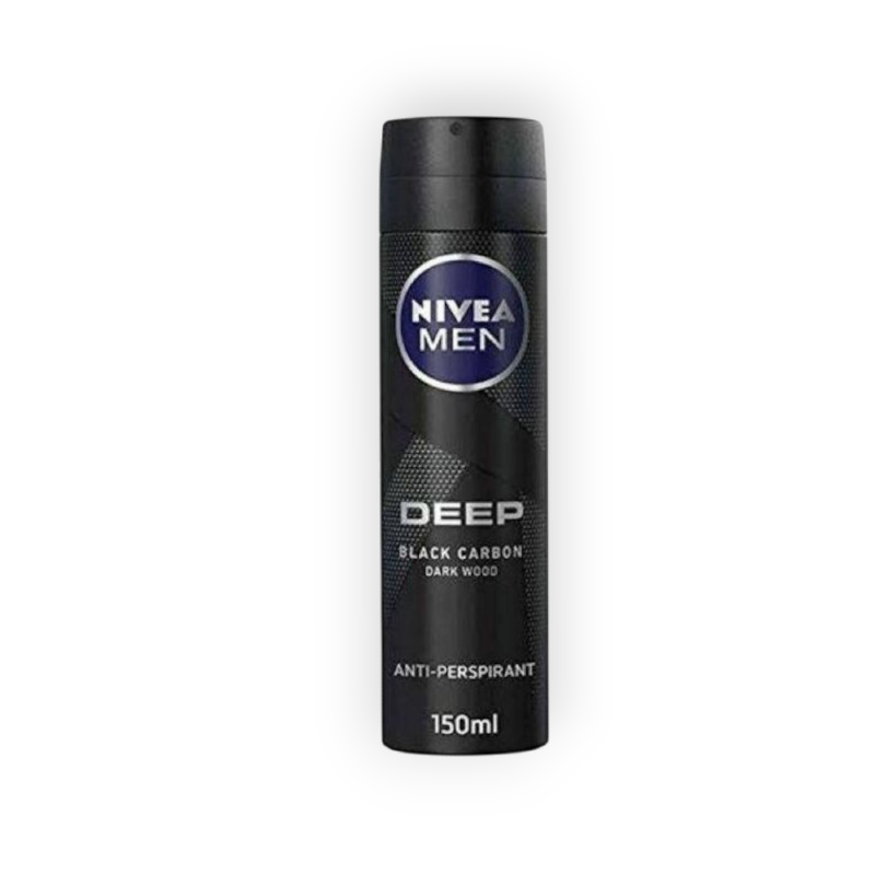 NIVEA DEOD SPRAY (DEEP BLACK) F M 150ML