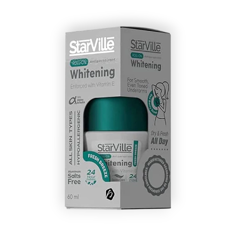 STARVILLE ROLL-ON WHITENING FRESH BREEZE 60 ML