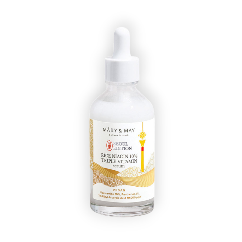 MARY&MAY RICE NIACIN 10% TRIPLE VITAMIN SERUM 80ML