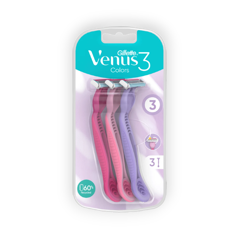 GTT VENUS 3 COLORS F WOM 3PCS (20552) ماكينه