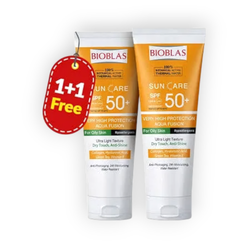 BIOBLAS SUNCARE AQUA FUSION FLUID CREAM 50ML (1+1)