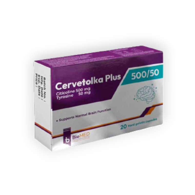 CERVETOLKA PLUS   500 MG 20 CAP
