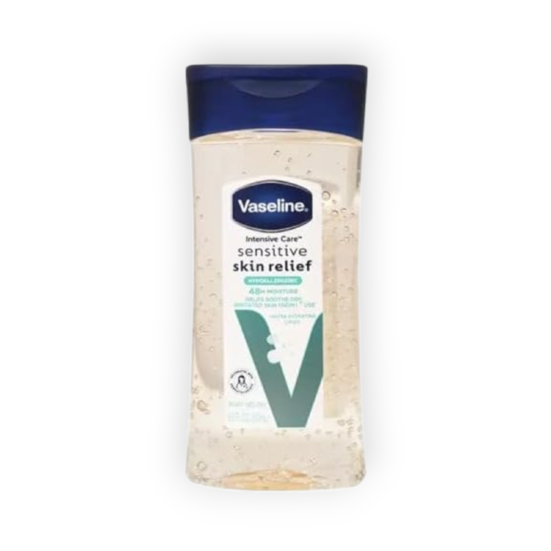 VASELINE SENS SKIN RELIEF BODY GEL OIL 200ML