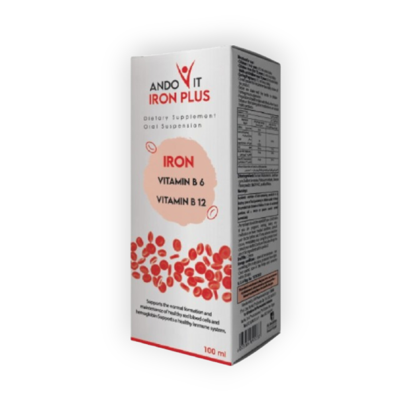ANDOVIT IRON PLUS SYRUP 100 ML س.ج