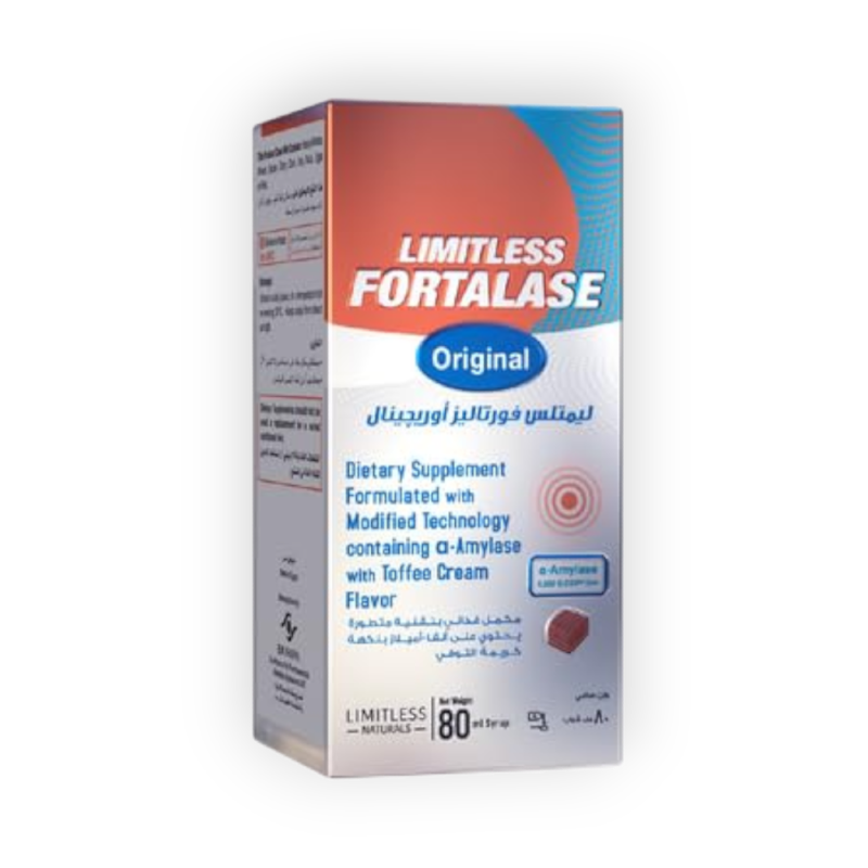 LIMITLESS  FORTALASE  80 ML SYRUP سعر جديد