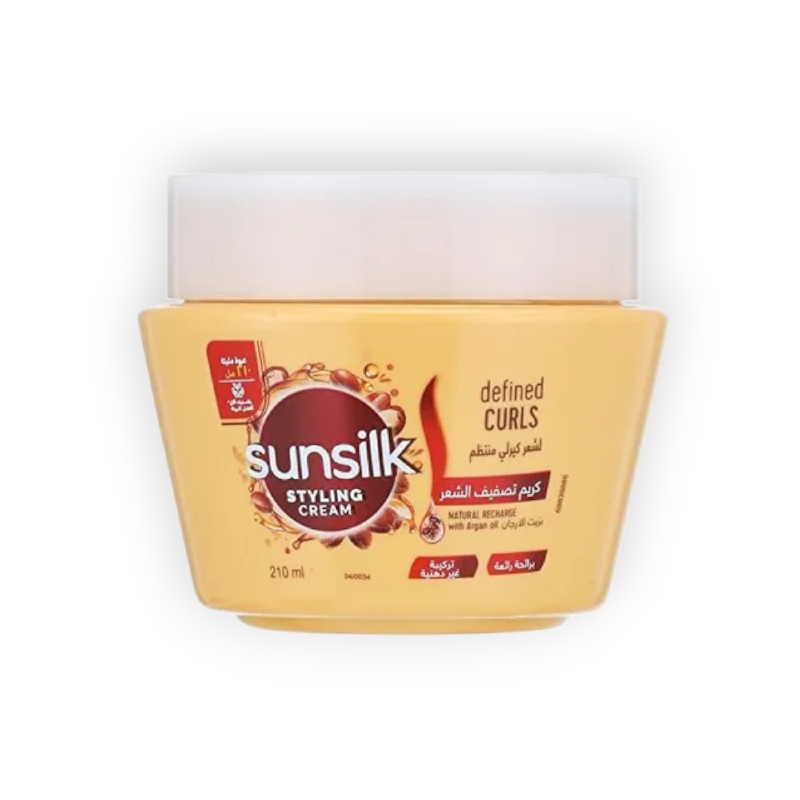 SUNSILK HAIR CREAM DEFINED CURLS 210ML