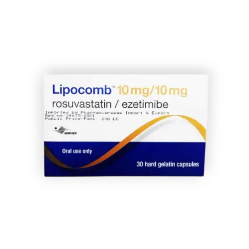 LIPOCOMB 10   10 MG 30 CAP سعر جديد